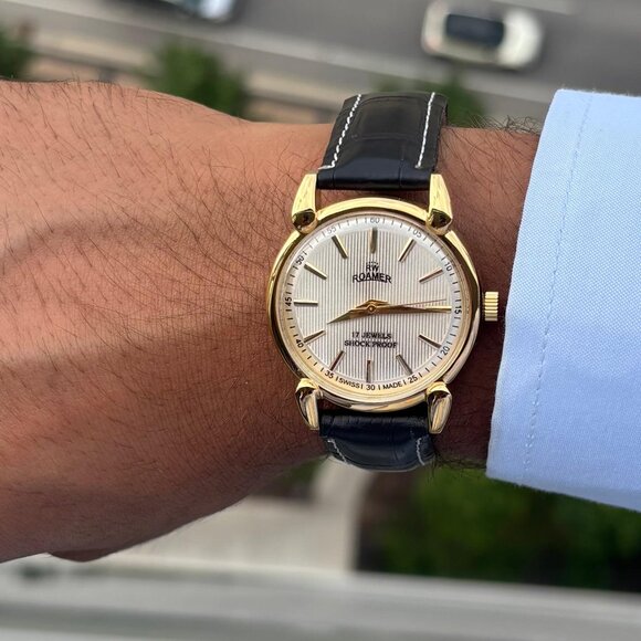 Vintage Roamer Rare - Classic Men's Wrist Watch - New Old Stock Collection - Picture 6 of 8